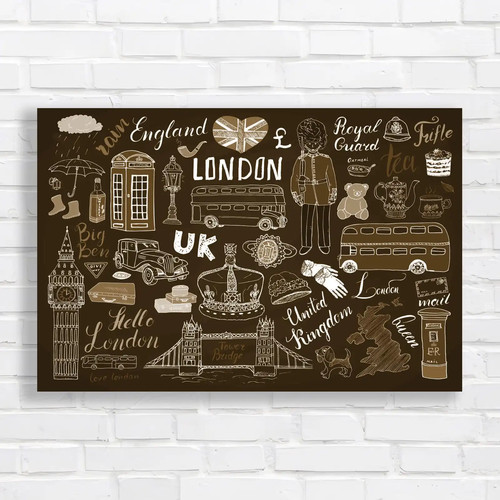 London city doodles tower - doodles,