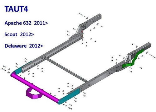 Towtrust fixed flange towbar - towtrust,
