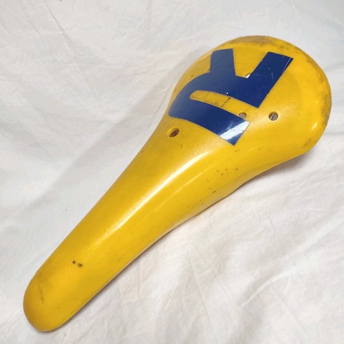 Bmx saddle elina 1981 yellow - bmx,