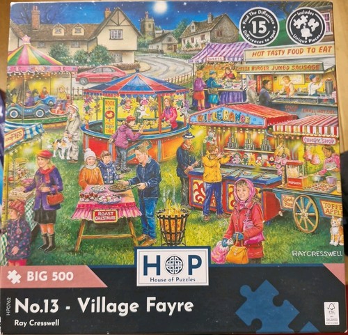 House puzzles big 500 - house,