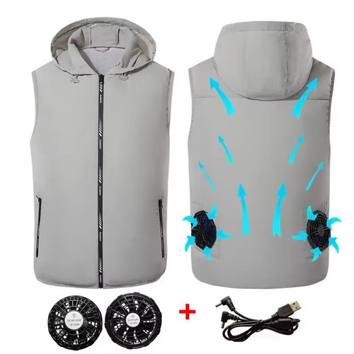 Cooling vest ice fan - ice,