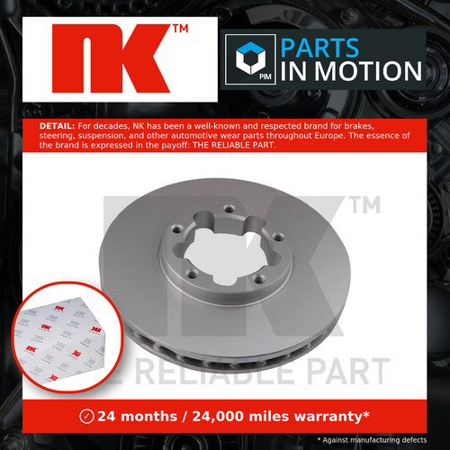 Brake discs pair vented - discs,