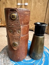 ANTIQUE BRASS WHIPPET X6 MONOCULAR BARKERS KENSINGTON.W Zeiss Ikon Leather Case