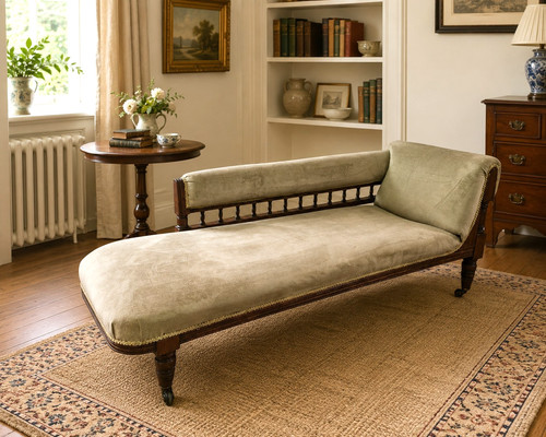 Victorian style chaise longue - style,