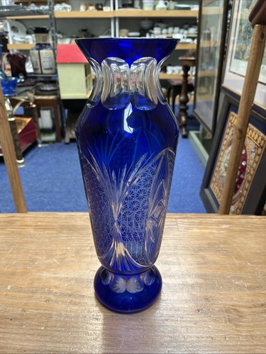 Vintage cobalt blue bohemian - cobalt,