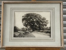 Beautiful Vintage Ink and Wash