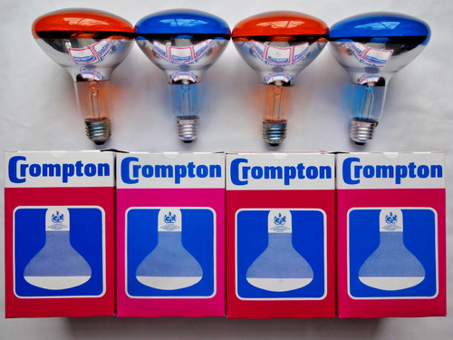75w coloured amber blue r95 - 4x,