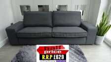 RRP:£629 IKEA KIVIK SEATER SKIFEBO GREY THREE SEATER SOFA LONDON DELIVERY (DFS)