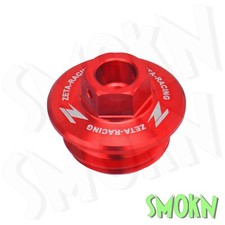 Honda CR CRF Oil Filler Plug 125 250 450 500 90-07 Zeta Billet Alloy Cap Red CNC