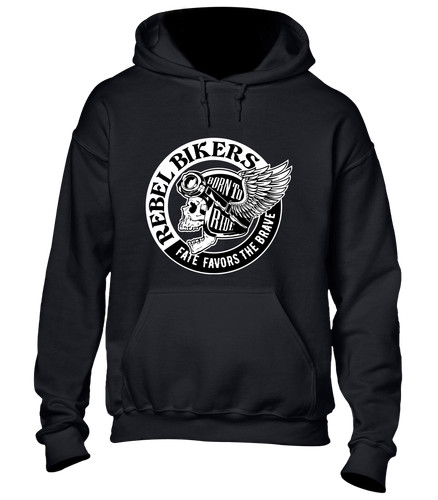 Rebel bikers hoody - rebel, hoodie