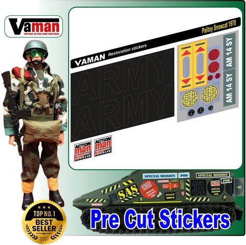 Action man stickers snow - action,