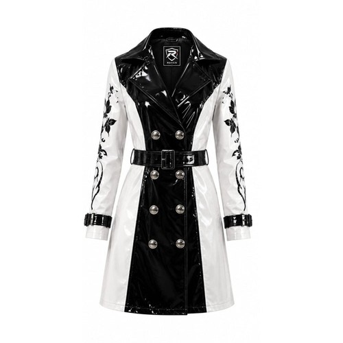 New gothic black white pvc - new,