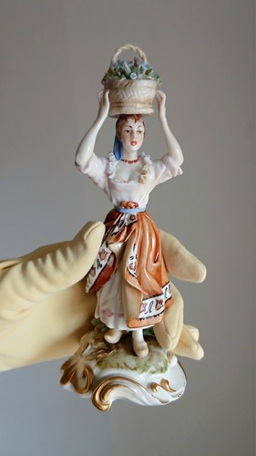 Antique capodimonte figurine - antique,