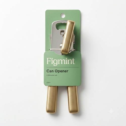 Figmint can opener - opener, gold