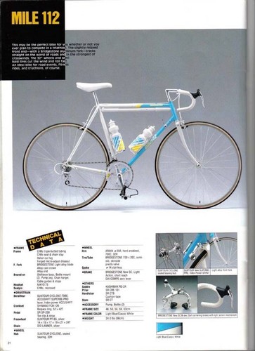 Bridgestone bicycle mile - bicycle, 112