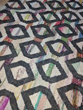 Beautiful Geometric Rag Rug
