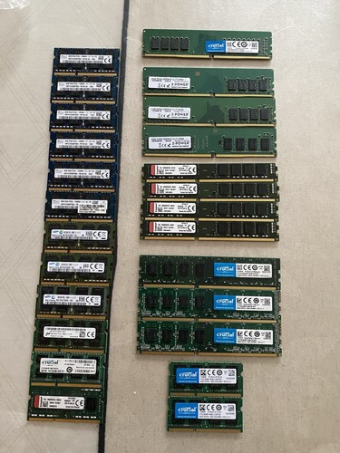 Mixed job lot 8gb ddr4 - 8gb, ddr4/8gb/4gb