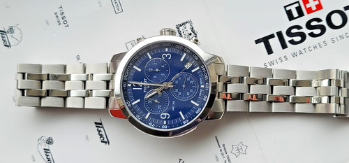 Tissot prc200 mens watch blue - mens,