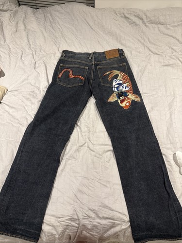 Rare vintage evisu indigo - vintage,