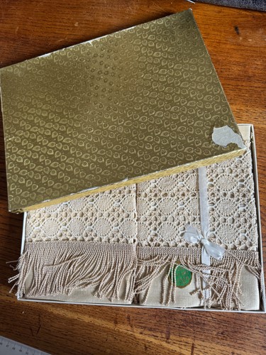 Vintage 50s pure irish linen - pure,