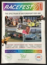BRANDS HATCH 30 Jun 1991 RACEFEST 91 Motor Racing A4 Official Programme