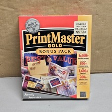 PrintMaster Gold Bonus Pack