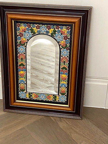 Floral arched framed wall - framed,