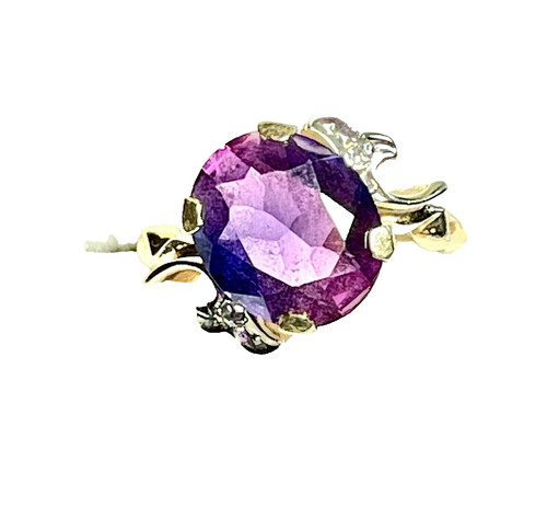 14k gold ring diamonds - gold,
