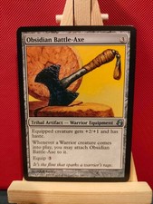 Obsidian battle axe - battle-axe,