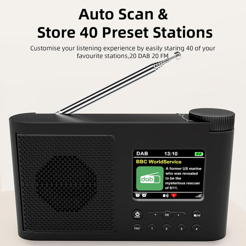 Dab portable digital radio - portable,