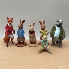 Beatrix Potter Peter Rabbit Figures Bundle Book Mini Toy FW & Co C1