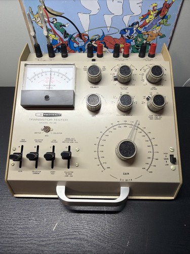 Heathkit transistor tester - heathkit,