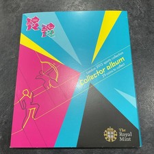 London Olympics 2012 50p Sports Collectors Coin Album Complete with Coins