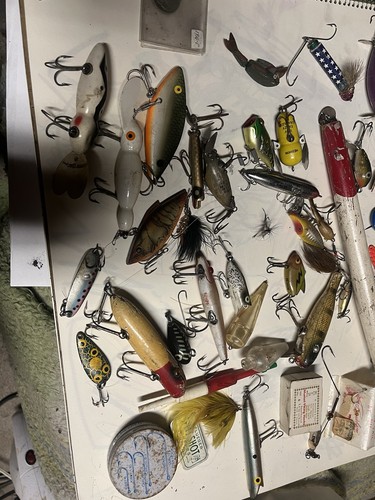 From old tackle box - from, coins