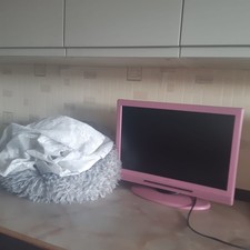 Pink Pacific 12” Television TV Screen LE19PID0801 Retro Gaming No Remote
