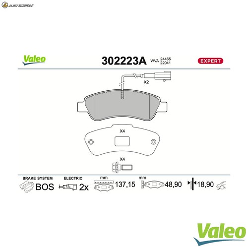 Brake pad set disc - brake,