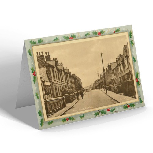 Xmas notelet vintage - xmas,