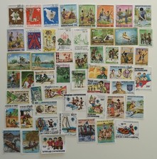 Scouts/Scouting Stamps Collection - 50 to 300 Different Stamps 