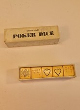 Vintage Poker Dice - In Small