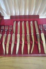 Lewis Rose Stag Horn Handle