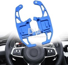 For VW Golf MK7 7.5 VII R GTI GTD TSI DSG Blue Paddle Shifter Lever Extensions