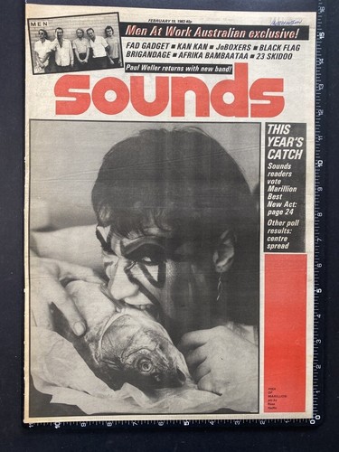 Marillion sounds cover page - -,