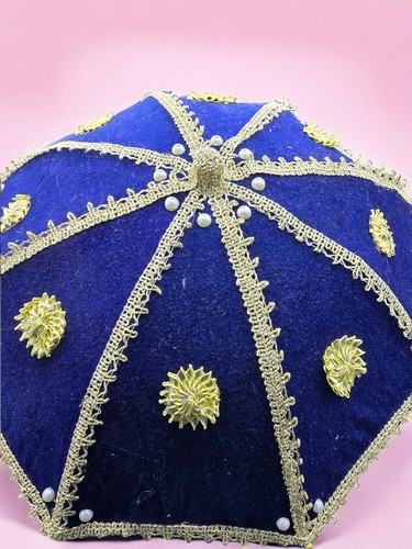 Blue wedding mehndi - (fancy),
