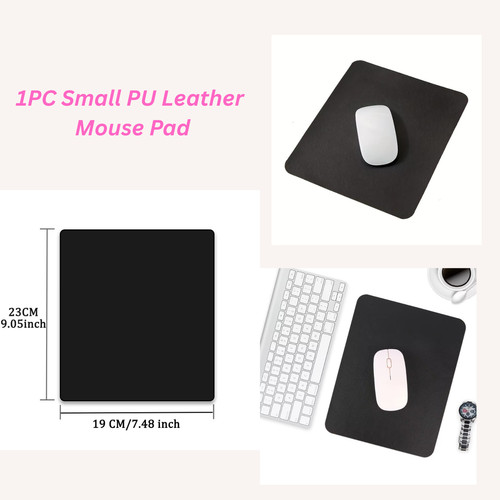 Small leather mouse pad - leather,