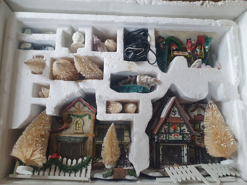 The village scene - fibre, optic