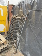 Wrought Iron Fence Panels – Height 158 width 162 piece 1 Other cut piece is 105 