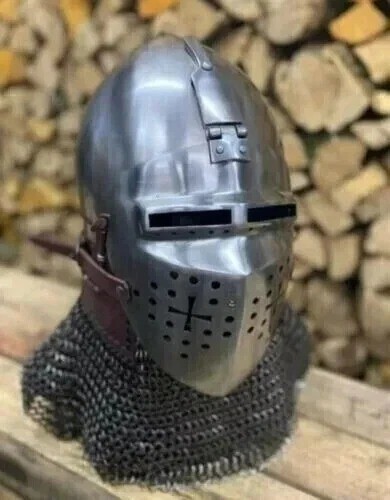 Helmet gauge steel medieval - helmet,
