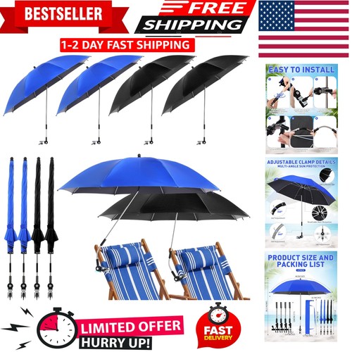 Pcs beach chair umbrellas - 4,