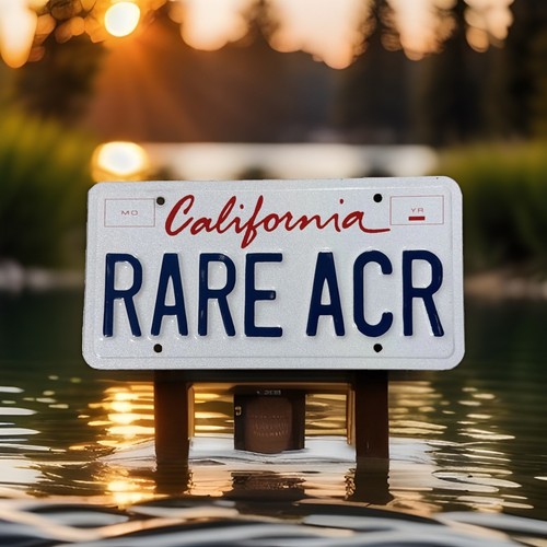 California license plate - license,