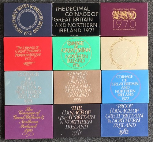 Royal mint proof coin - mint, set